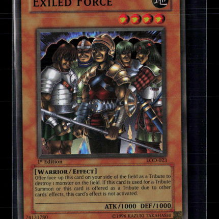 Yu-Gi-Oh! Exiled Force Legacy of Darkness Super Rare • LOD-023 1st Edition