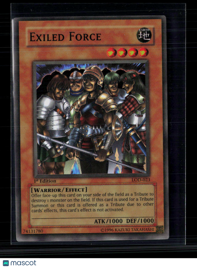 Yu-Gi-Oh! Exiled Force Legacy of Darkness Super Rare • LOD-023 1st Edition