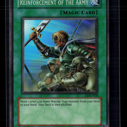 Yu-Gi-Oh! Reinforcement of the Army Legacy of Darkness SR LOD-028 Unlimited