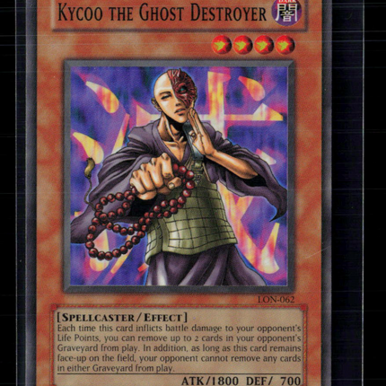 Yu-Gi-Oh! Kycoo the Ghost Destroyer Labyrinth of Nightmare SR LON-062 Unlimited