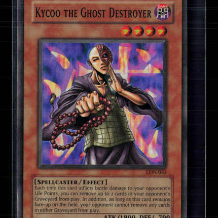 Yu-Gi-Oh! Kycoo the Ghost Destroyer Labyrinth of Nightmare SR LON-062 Unlimited