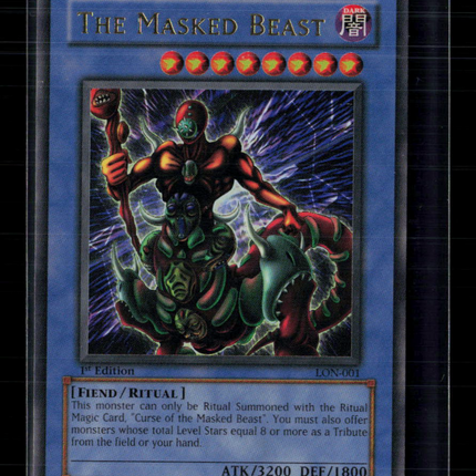Yu-Gi-Oh! The Masked Beast Labyrinth of Nightmare UR LON-001 1st Edition