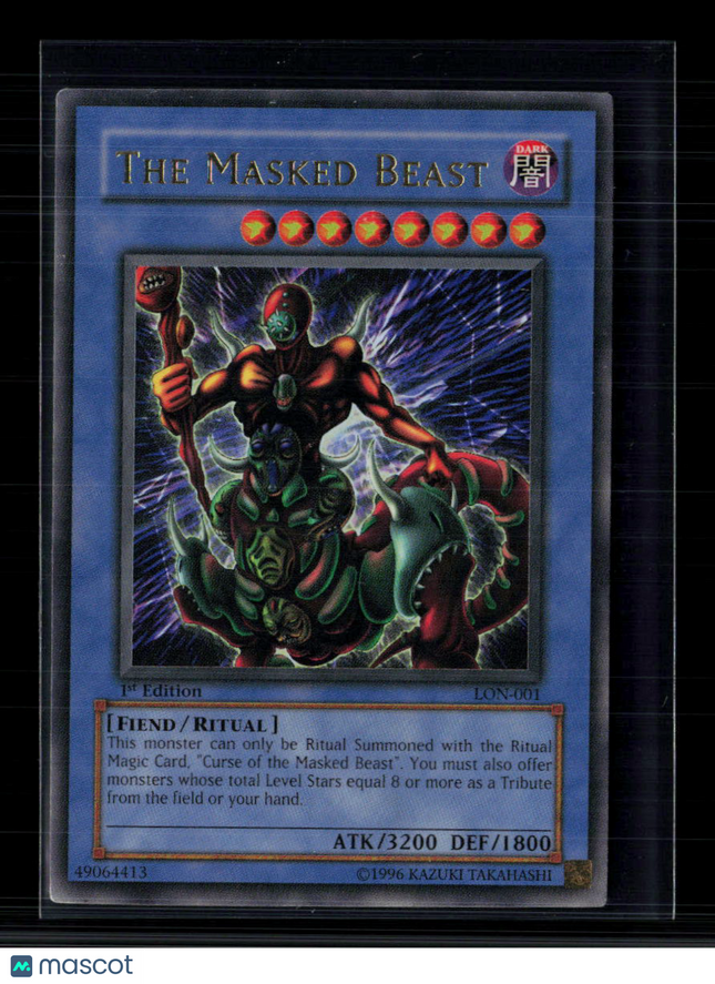 Yu-Gi-Oh! The Masked Beast Labyrinth of Nightmare UR LON-001 1st Edition