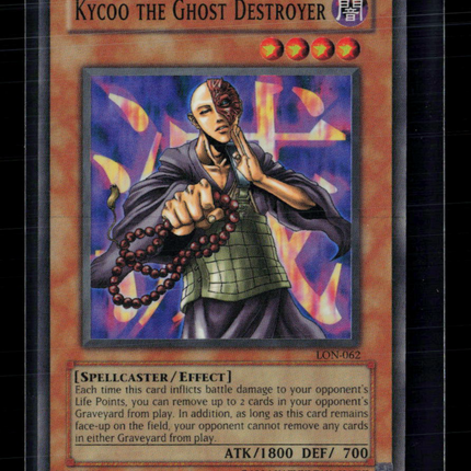 Yu-Gi-Oh! Kycoo the Ghost Destroyer Labyrinth of Nightmare SR LON-062 Unlimited