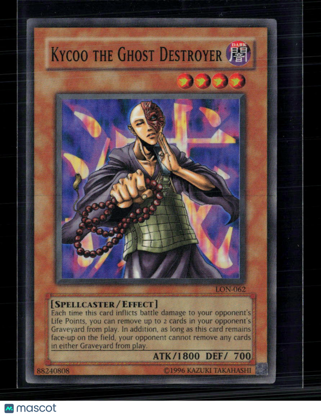 Yu-Gi-Oh! Kycoo the Ghost Destroyer Labyrinth of Nightmare SR LON-062 Unlimited