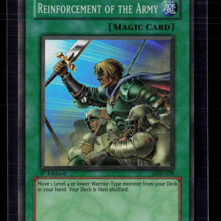 Yu-Gi-Oh! Reinforcement of the Army Legacy of Darkness SR LOD-028 1st Edition