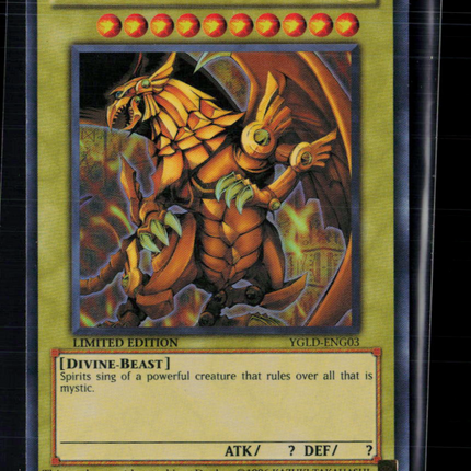 Yu-Gi-Oh! The Winged Dragon of Ra King of Games: Yugi's LD UR YGLD-ENG03 Limited