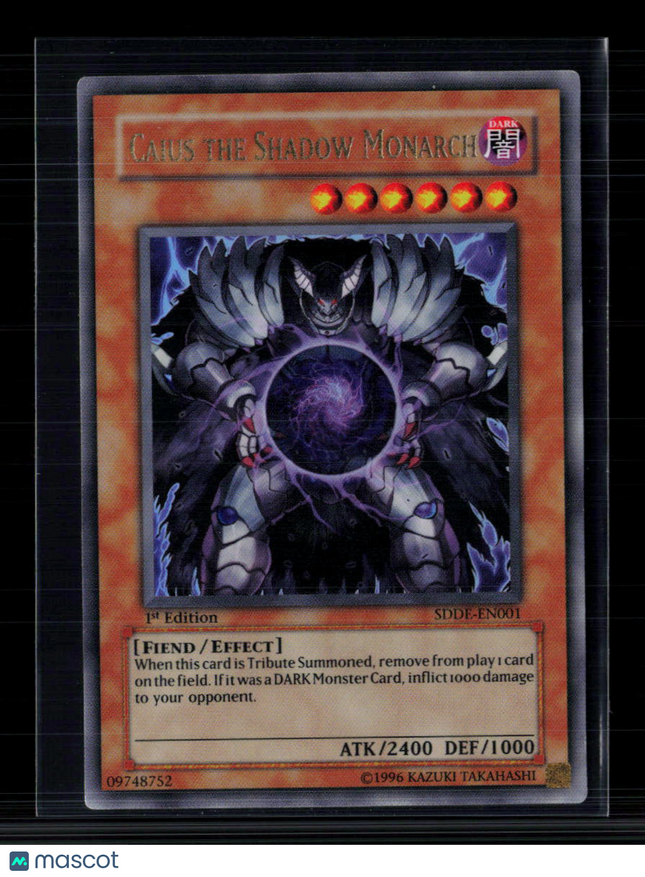 Yu-Gi-Oh! Caius the Shadow Monarch SD The Dark Emperor UR SDDE-EN001 1st Edition