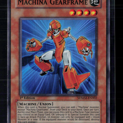 Yu-Gi-Oh! Machina Gearframe SD: Machina Mayhem SR SDMM-EN002 1st Edition