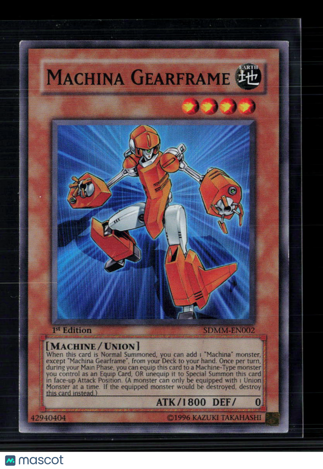 Yu-Gi-Oh! Machina Gearframe SD: Machina Mayhem SR SDMM-EN002 1st Edition
