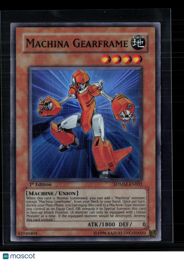 Yu-Gi-Oh! Machina Gearframe SD: Machina Mayhem SR SDMM-EN002 1st Edition