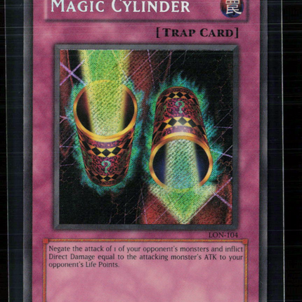 Yu-Gi-Oh! Magic Cylinder Labyrinth of Nightmare Secret Rare • LON-104 Unlimited