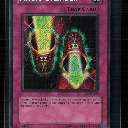 Yu-Gi-Oh! Magic Cylinder Labyrinth of Nightmare Secret Rare • LON-104 Unlimited