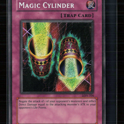 Yu-Gi-Oh! Magic Cylinder Labyrinth of Nightmare Secret Rare • LON-104 Unlimited
