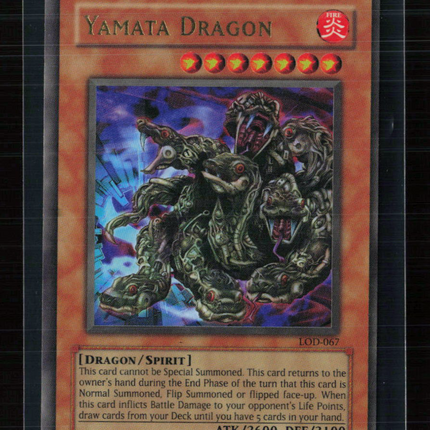 Yu-Gi-Oh! Yamata Dragon Legacy of Darkness Ultra Rare • LOD-067 Unlimited