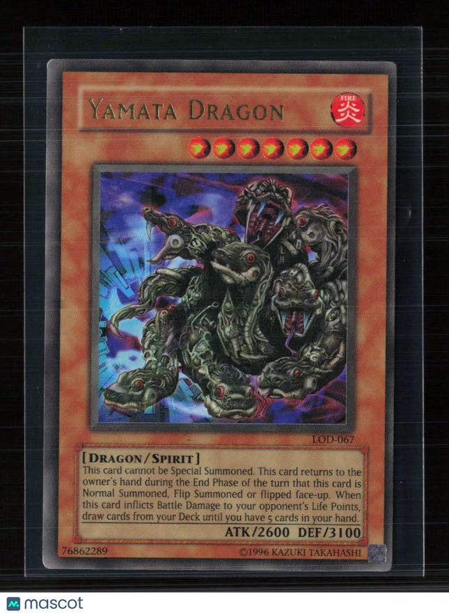 Yu-Gi-Oh! Yamata Dragon Legacy of Darkness Ultra Rare • LOD-067 Unlimited