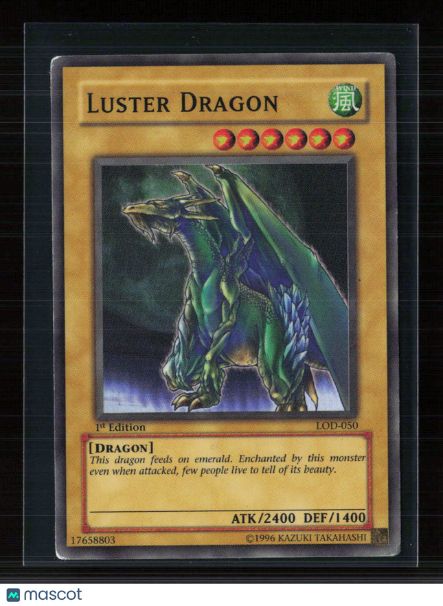 Yu-Gi-Oh! Luster Dragon Legacy of Darkness Super Rare • LOD-050 1st Edition