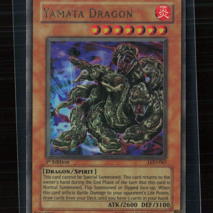 Yu-Gi-Oh! Yamata Dragon Legacy of Darkness Ultra Rare • LOD-067 1st Edition