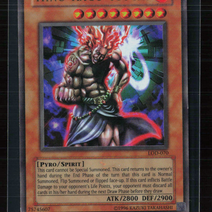 Yu-Gi-Oh! Hino-Kagu-Tsuchi Legacy of Darkness Ultra Rare • LOD-070 Unlimited