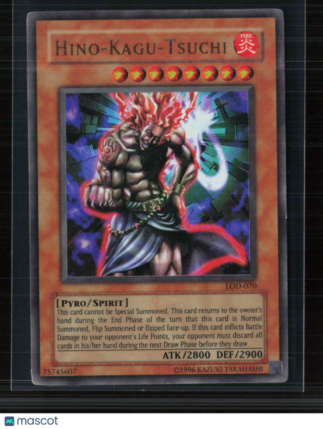 Yu-Gi-Oh! Hino-Kagu-Tsuchi Legacy of Darkness Ultra Rare • LOD-070 Unlimited