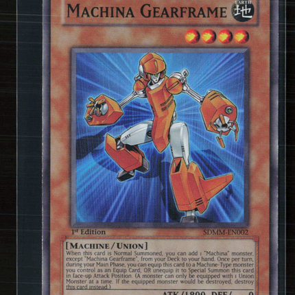 Yu-Gi-Oh! Machina Gearframe SD: Machina Mayhem SR SDMM-EN002 1st Edition