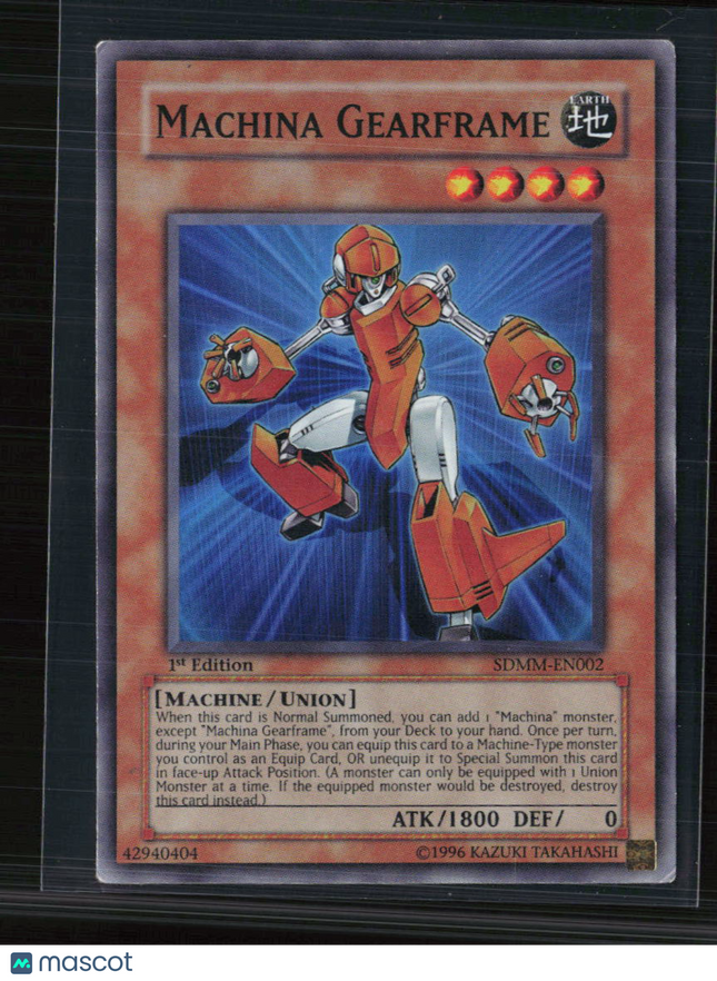 Yu-Gi-Oh! Machina Gearframe SD: Machina Mayhem SR SDMM-EN002 1st Edition