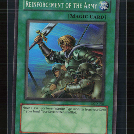 Yu-Gi-Oh! Reinforcement of the Army Legacy of Darkness SR LOD-028 Unlimited