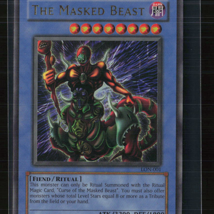 Yu-Gi-Oh! The Masked Beast Labyrinth of Nightmare Ultra Rare • LON-001 Unlimited