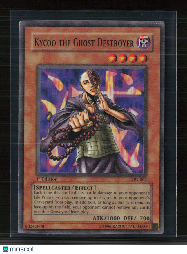 Yu-Gi-Oh! Kycoo the Ghost Destroyer Labyrinth of Nightmare SR LON-062 1st Ed