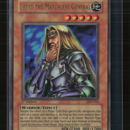 Yu-Gi-Oh! Freed the Matchless General Legacy of Darkness UR LOD-016 1st Edition