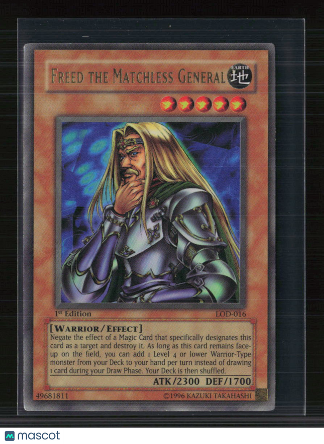 Yu-Gi-Oh! Freed the Matchless General Legacy of Darkness UR LOD-016 1st Edition