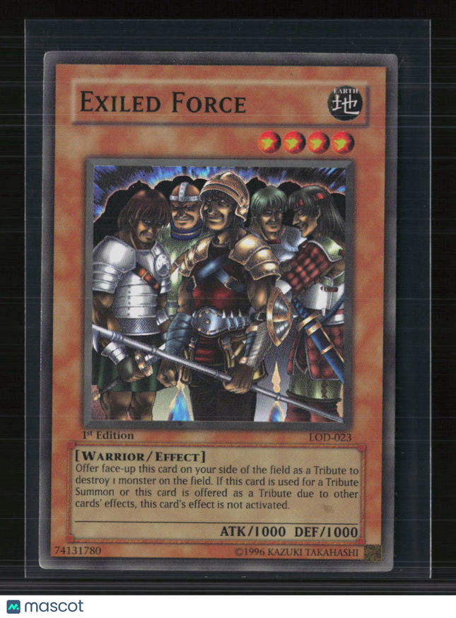 Yu-Gi-Oh! Exiled Force Legacy of Darkness Super Rare • LOD-023 1st Edition