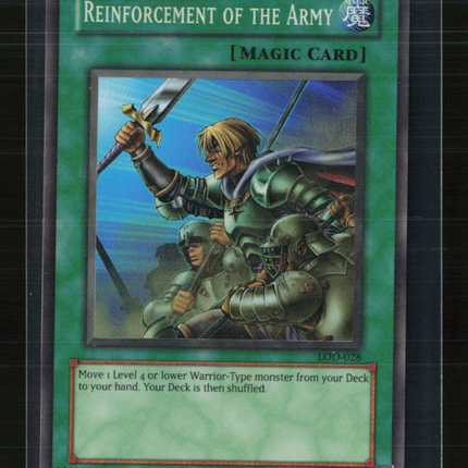 Yu-Gi-Oh! Reinforcement of the Army Legacy of Darkness SR LOD-028 Unlimited