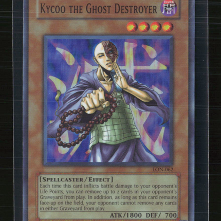 Yu-Gi-Oh! Kycoo the Ghost Destroyer Labyrinth of Nightmare SR LON-062 Unlimited
