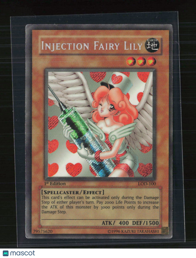 Yu-Gi-Oh! Injection Fairy Lily Legacy of Darkness SR LOD-100 1st Edition