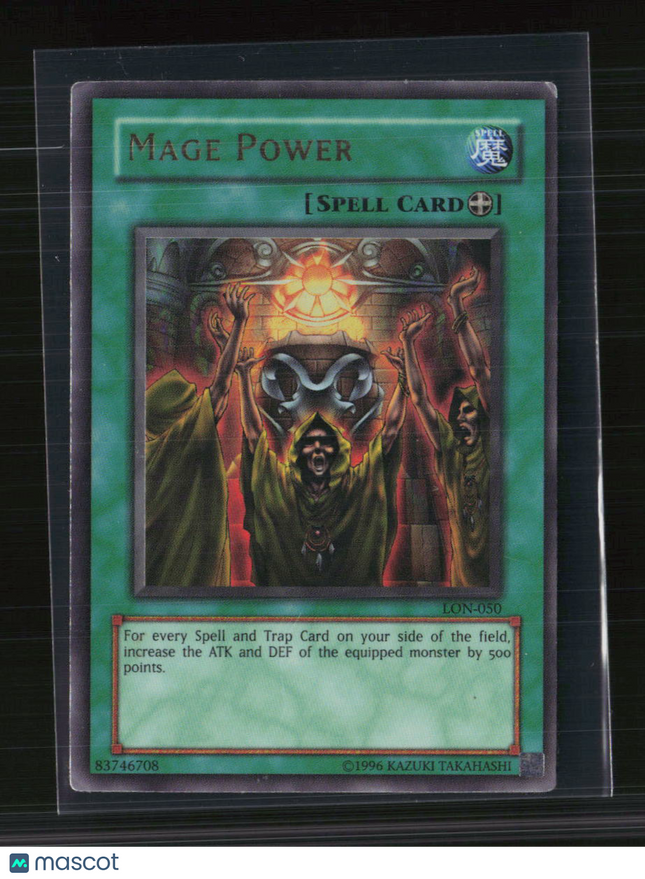 Yu-Gi-Oh!Mage Power Labyrinth of Nightmare Ultra Rare • LON-050 Unlimited