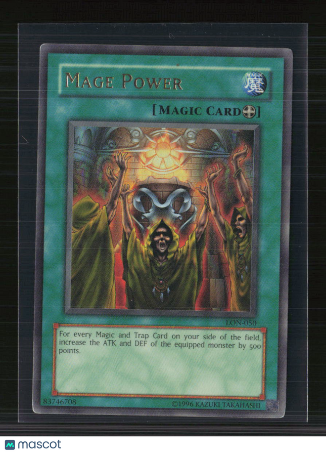 Yu-Gi-Oh!Mage Power Labyrinth of Nightmare Ultra Rare • LON-050 Unlimited