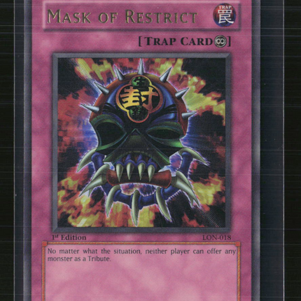 Yu-Gi-Oh! Mask of Restrict Labyrinth of Nightmare UR LON-018 1st Edition