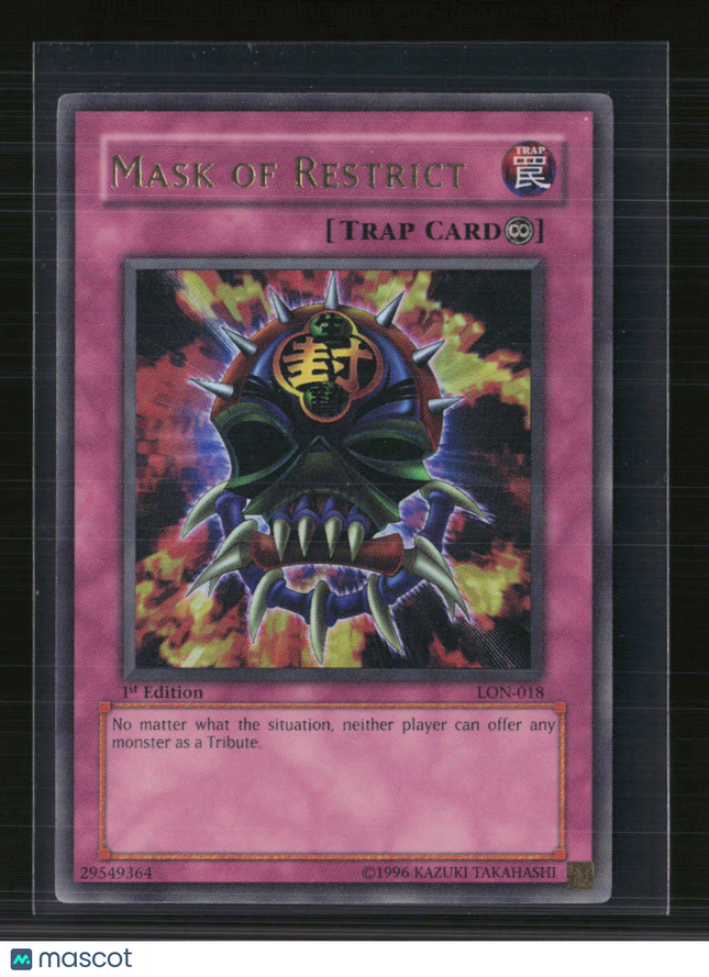 Yu-Gi-Oh! Mask of Restrict Labyrinth of Nightmare UR LON-018 1st Edition