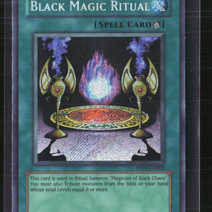 Yu-Gi-Oh! Black Magic Ritual Premium Pack 1 Secret Rare • PP01-EN002 Unlimited