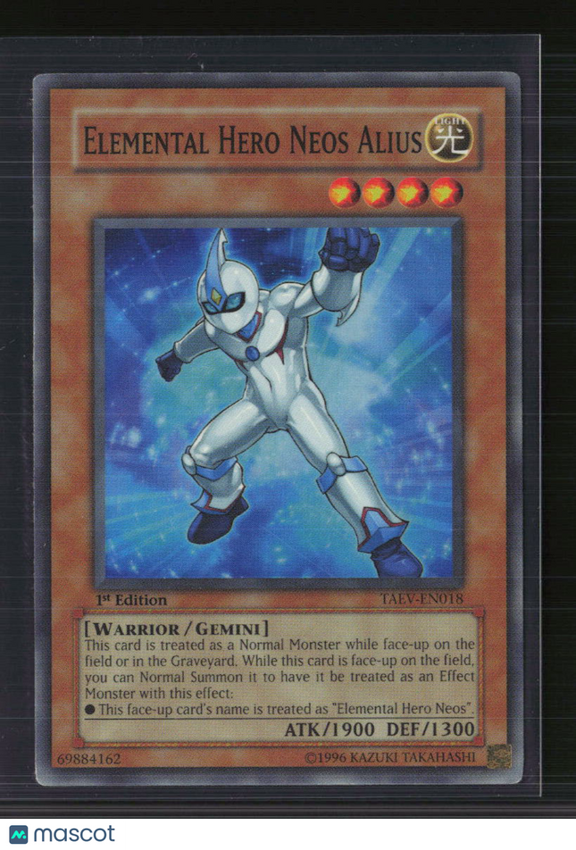 Yu-Gi-Oh! Elemental Hero Neos Alius Tactical Evolution SR TAEV-EN018 1st Edition