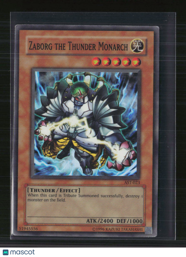 Yu-Gi-Oh! Zaborg the Thunder Monarch Ancient Sanctuary SR AST-023 Unlimited