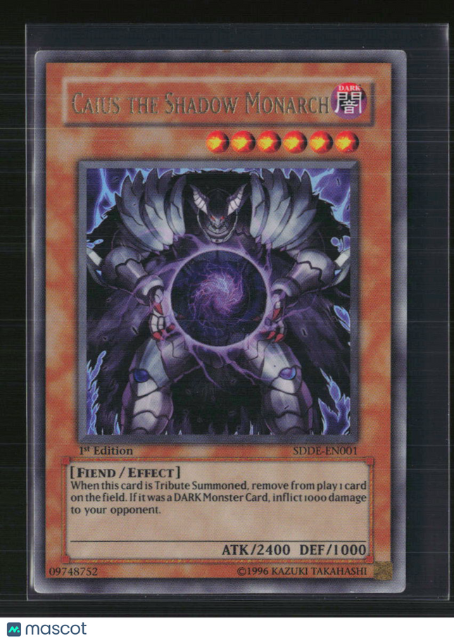 Yu-Gi-Oh! Caius the Shadow Monarch SD The Dark Emperor UR SDDE-EN001 1st Edition