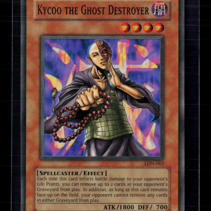 Yu-Gi-Oh! Kycoo the Ghost Destroyer Labyrinth of Nightmare SR LON-062 Unlimited