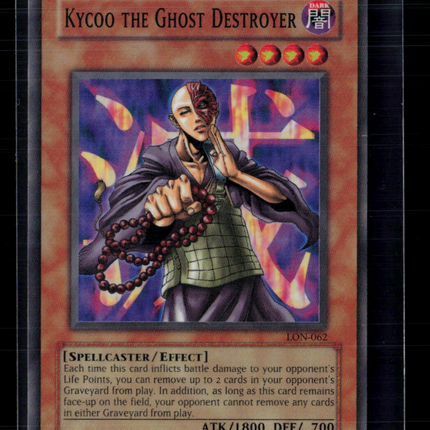 Yu-Gi-Oh! Kycoo the Ghost Destroyer Labyrinth of Nightmare SR LON-062 Unlimited