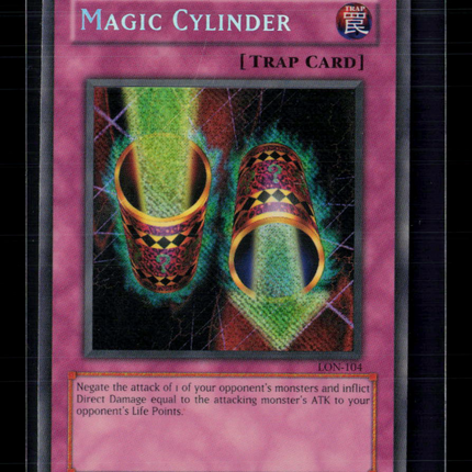 Yu-Gi-Oh! Magic Cylinder Labyrinth of Nightmare Secret Rare • LON-104 Unlimited