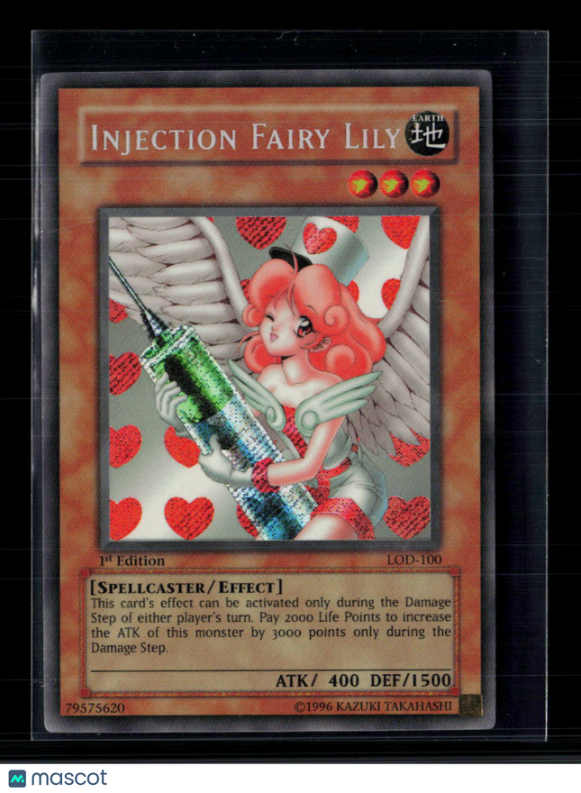 Yu-Gi-Oh! Injection Fairy Lily Legacy of Darkness SR LOD-100 1st Edition