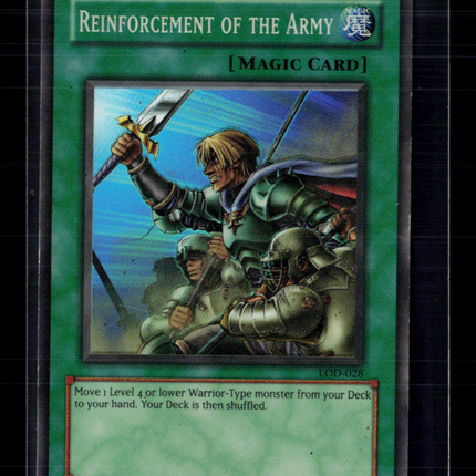Yu-Gi-Oh! Reinforcement of the Army Legacy of Darkness SR LOD-028 Unlimited
