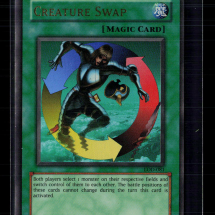 Yu-Gi-Oh! Creature Swap Legacy of Darkness Ultra Rare • LOD-081 Unlimited