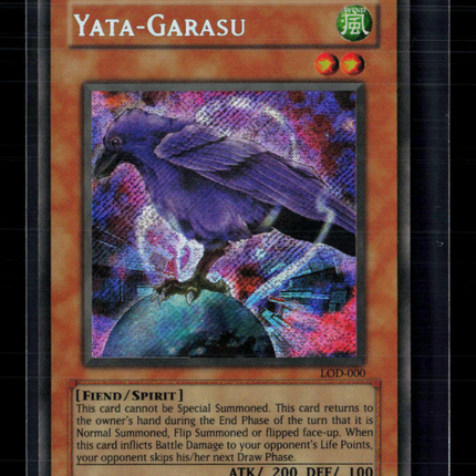 Yu-Gi-Oh! Yata-Garasu Legacy of Darkness Secret Rare • LOD-000 Unlimited
